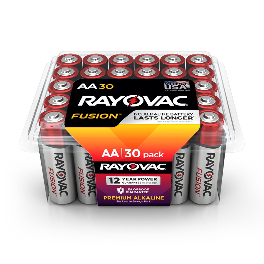Rayovac Fusion Alkaline AA Batteries (30-Pack) in the AA Batteries  department at