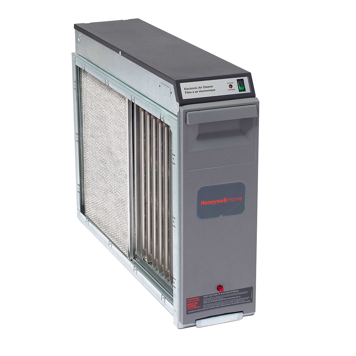 Honeywell F300E1019/U F300 Electronic Air Cleaner, 1400 cfm, 16-3/16 in Hx25-1/2 in W, 16x25 in Duct, 120 VAC 0.4 A 60 Hz