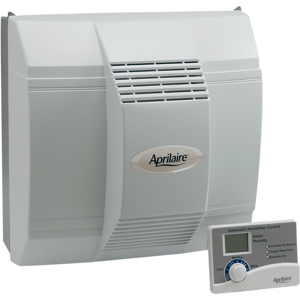Aprilaire® 700M Power Humidifier With Manual Control, 0.8 A, 120 VAC, 60 Hz, 18 GPD Evaporative