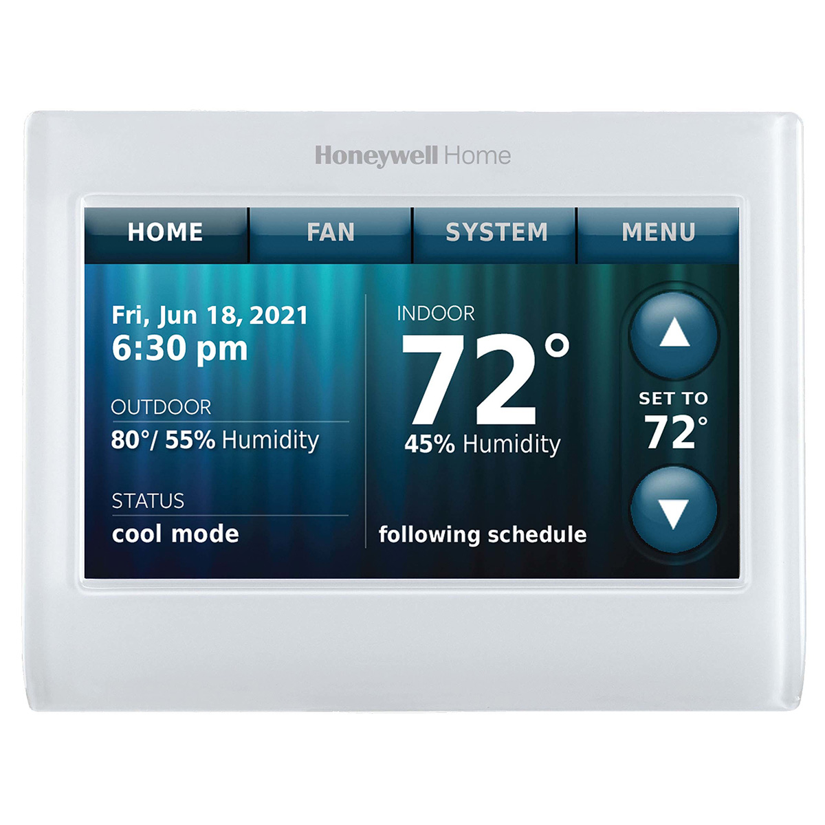 Honeywell Th93wf5003 U 9000 Thermostat Wi Fi Programmable Thermostat 40 To 90 Deg F Heat 50