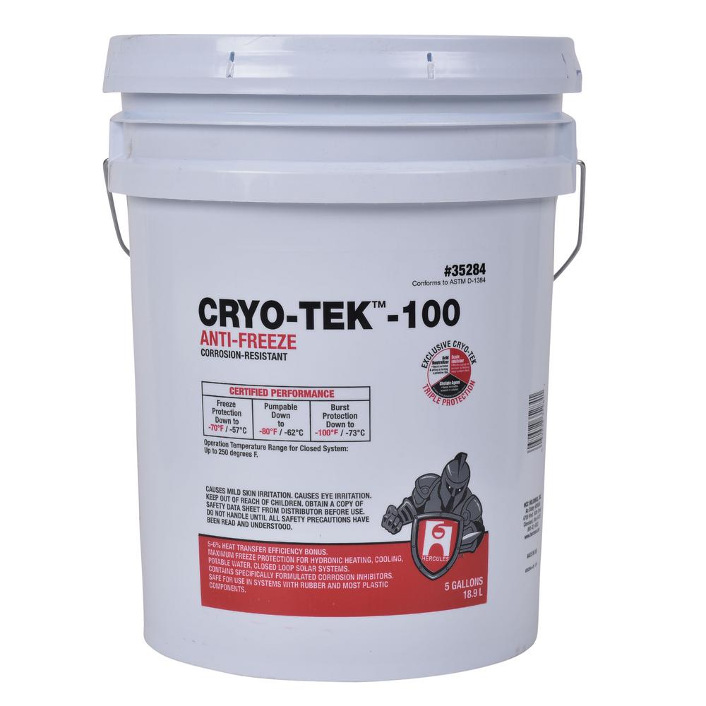 Cryo-Tek™ 100 35284 Anti-Freeze, 5 gal, Liquid: Pink