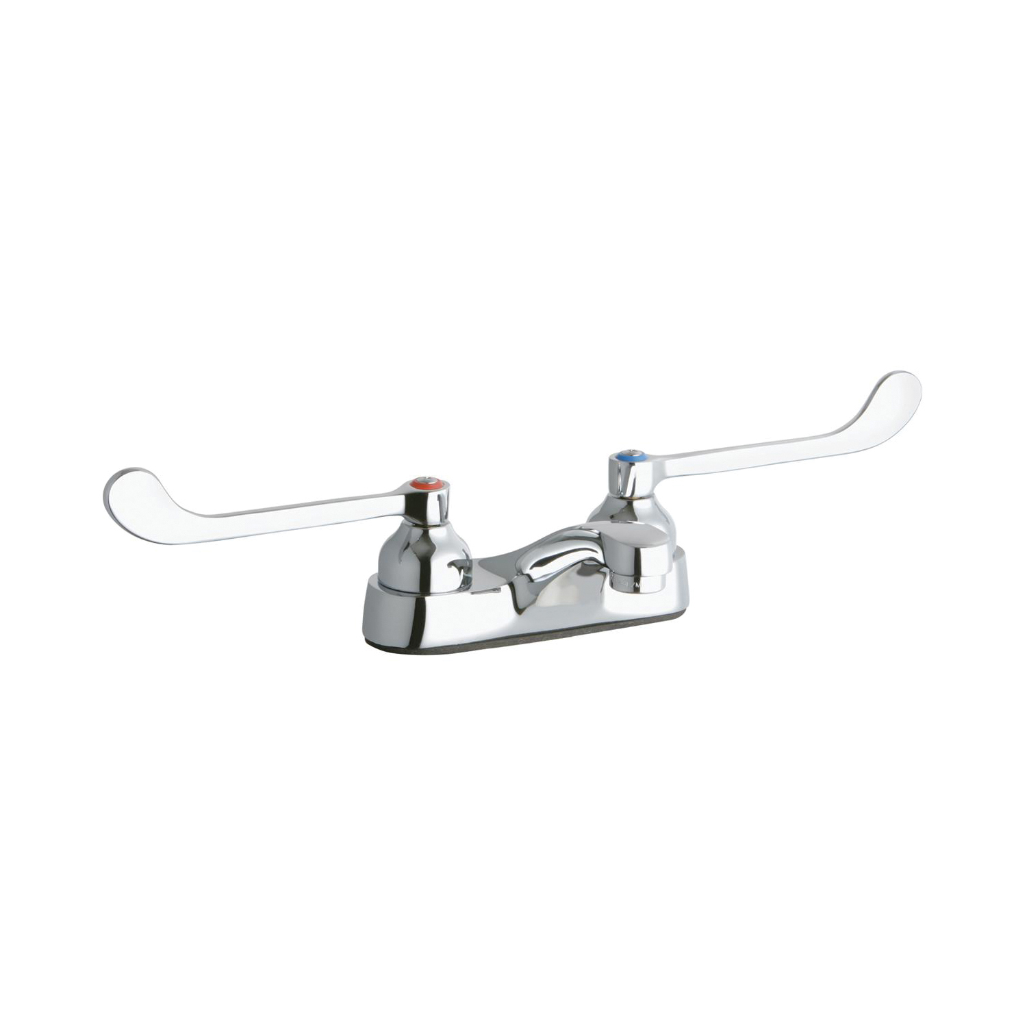 Elkay® LK402T6 Exposed Centerset Bathroom Faucet, Chrome Plated, 2 Handles, 2.2 gpm