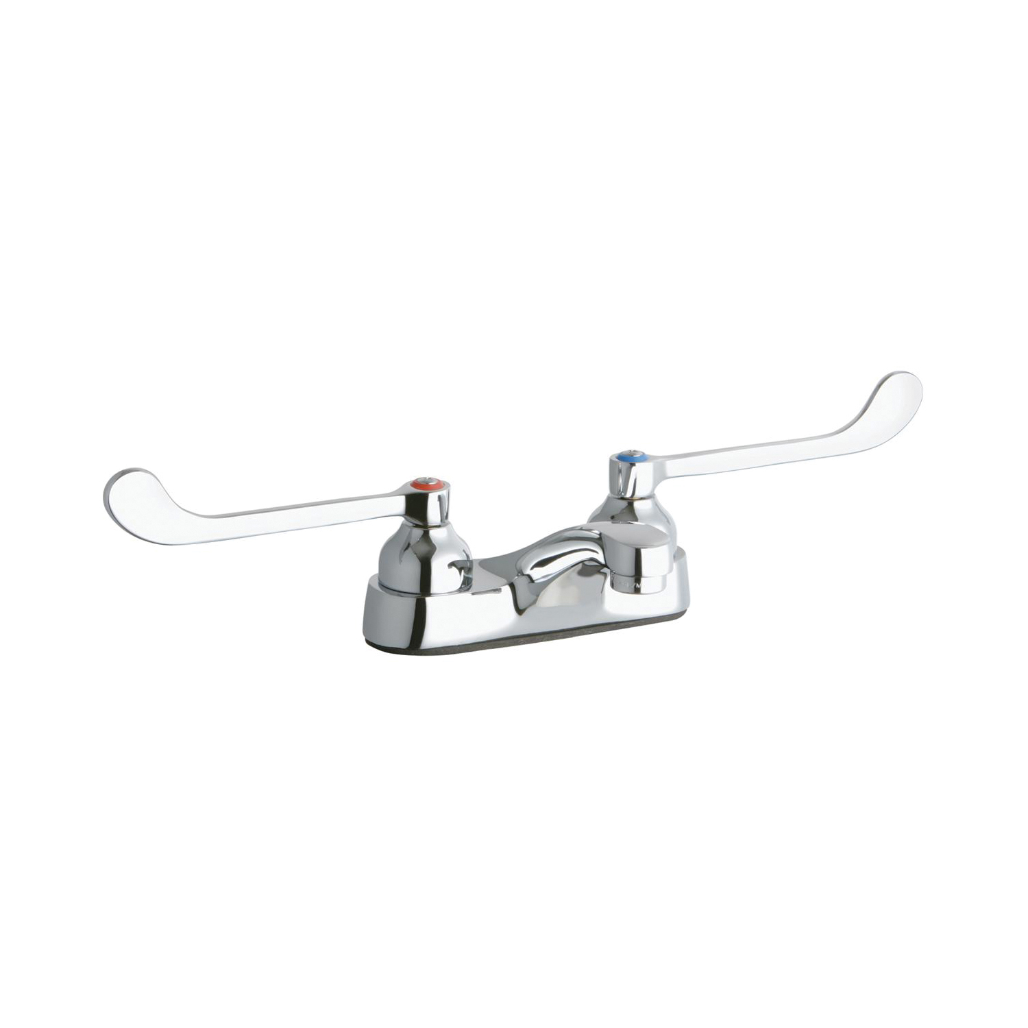 LK402T6 Exposed Centerset Bathroom Faucet, Chrome Plated, 2 Handles, 2.2 gpm