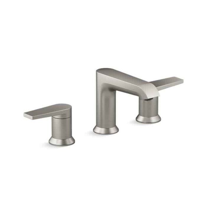 97093-4-BN Hint™ Widespread Bathroom Sink Faucet, Vibrant® Brushed Nickel, Pop-Up Drain