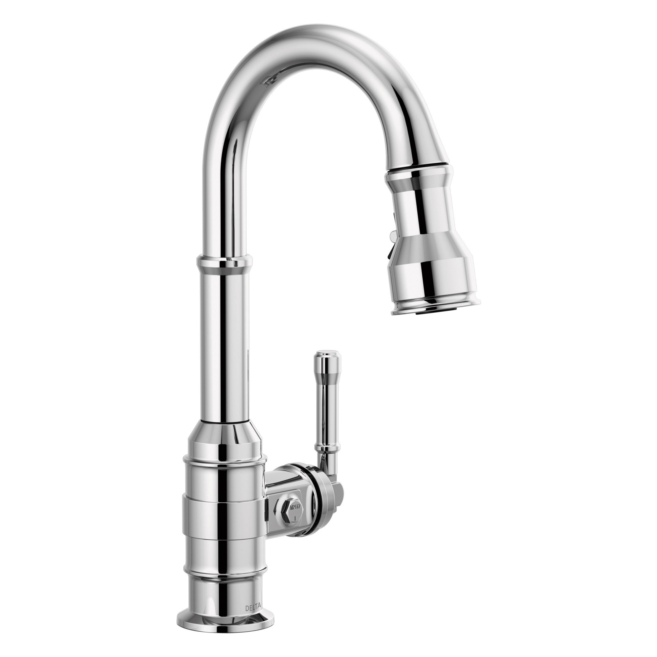 9990-DST Broderick™ Pulldown Bar/Prep Faucet, Polished Chrome