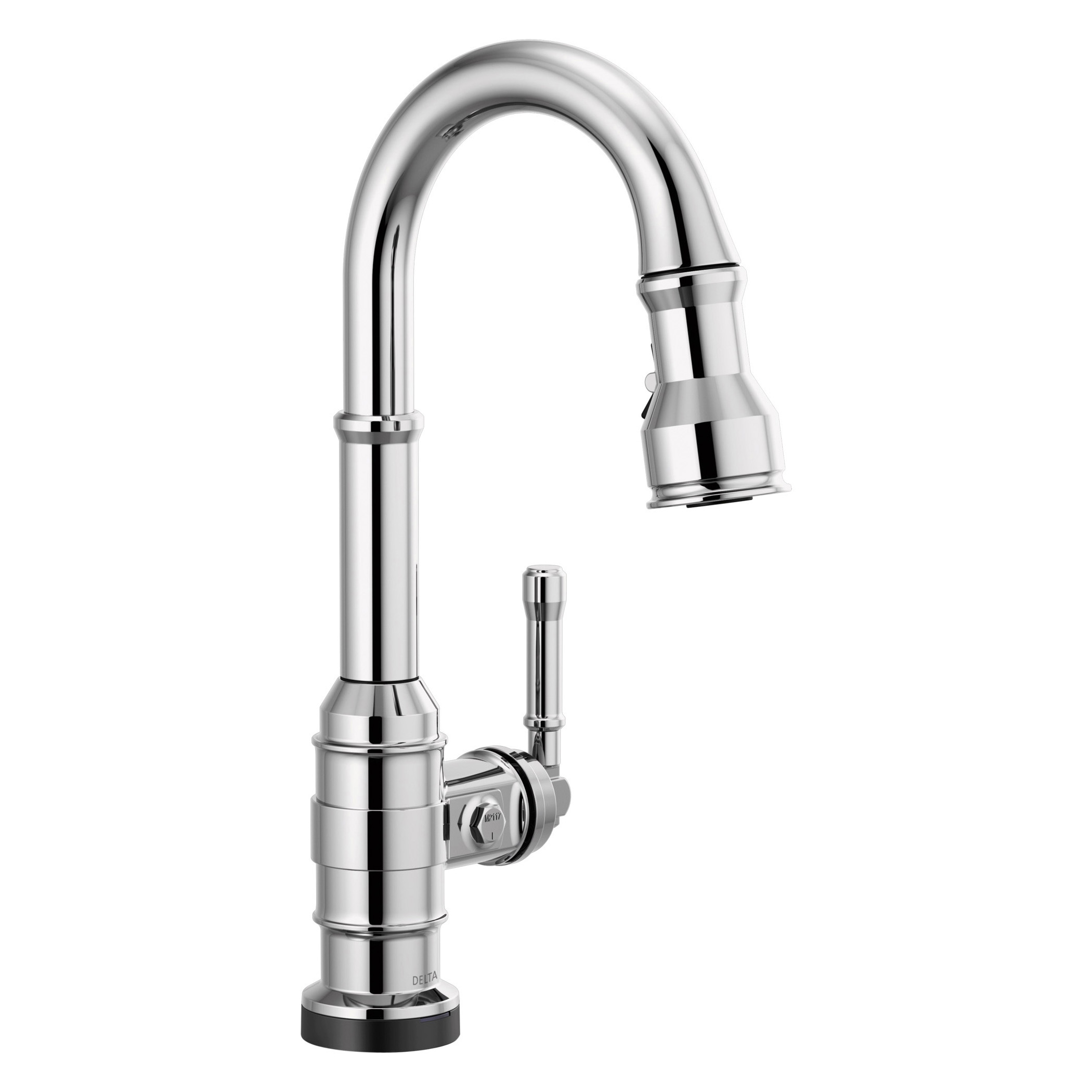 9990T-DST Broderick™ Pulldown Bar/Prep Faucet, Polished Chrome