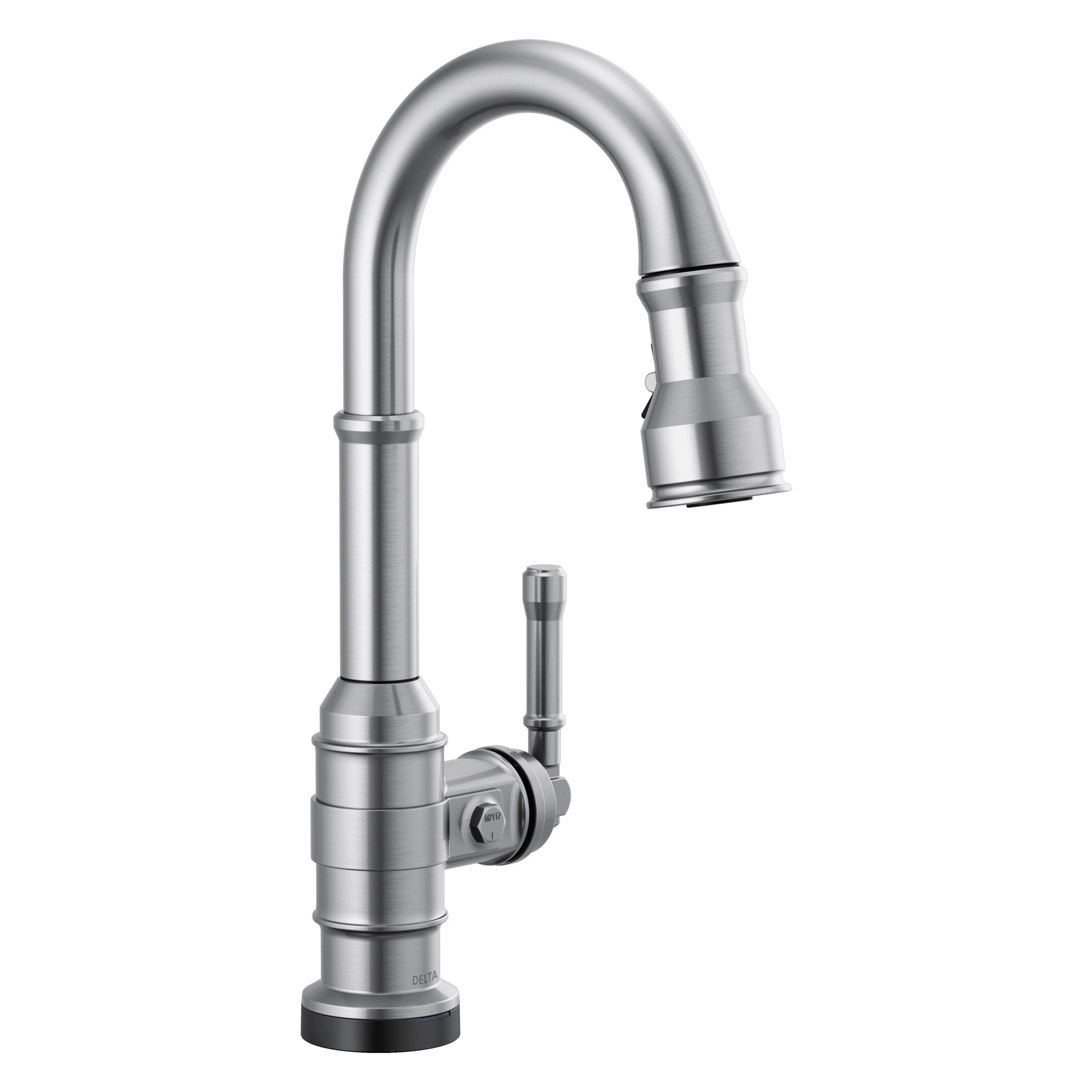 9990T-AR-DST Broderick™ Pulldown Bar/Prep Faucet, Arctic™ Stainless Steel