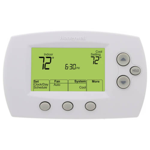 Honeywell Focuspro Th62d1002 U 6000 Thermostat Programmable Thermostat 40 To 90 Deg F Control 5 1 1 Or 5 2 Days Programs Per Week R Rc C W O B G Y W2 Aux E Y2 L Terminal Import First