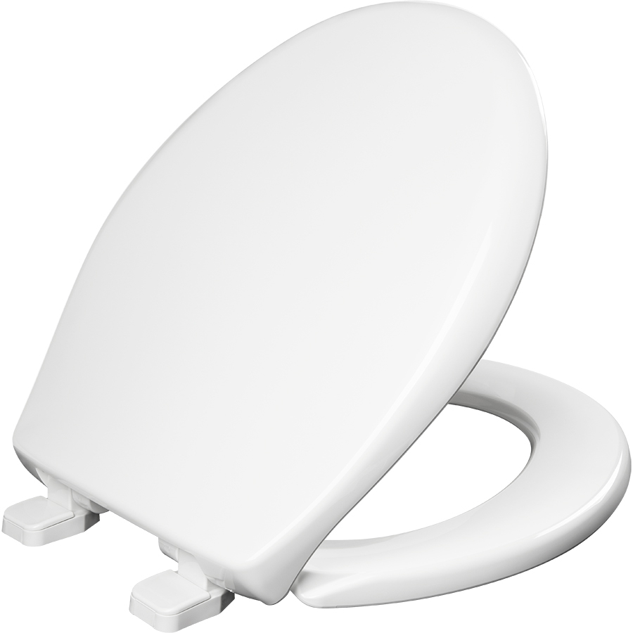Bemis® Kennan™ 100E2 000 Toilet Seat With Cover, Round Bowl, STATITE