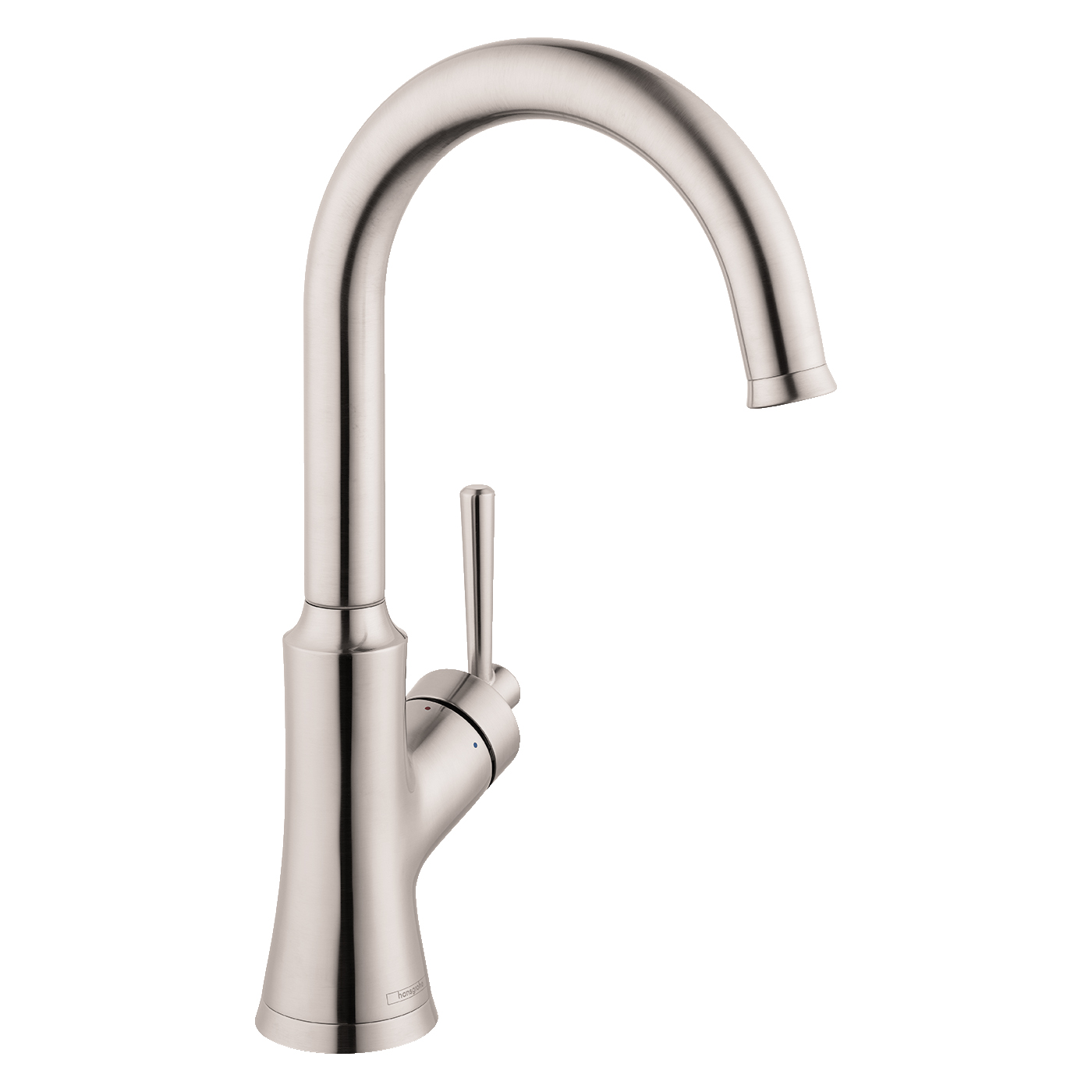04795800 Hansgrohe Joleena Single Hole Bar Faucet, 1.5 gpm, Stainless Steel