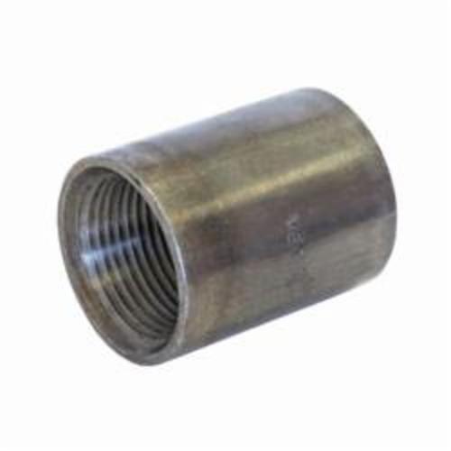 0320200124 Taper Tapped Pipe Coupling, 3/8 in, SCH 40/STD, Black