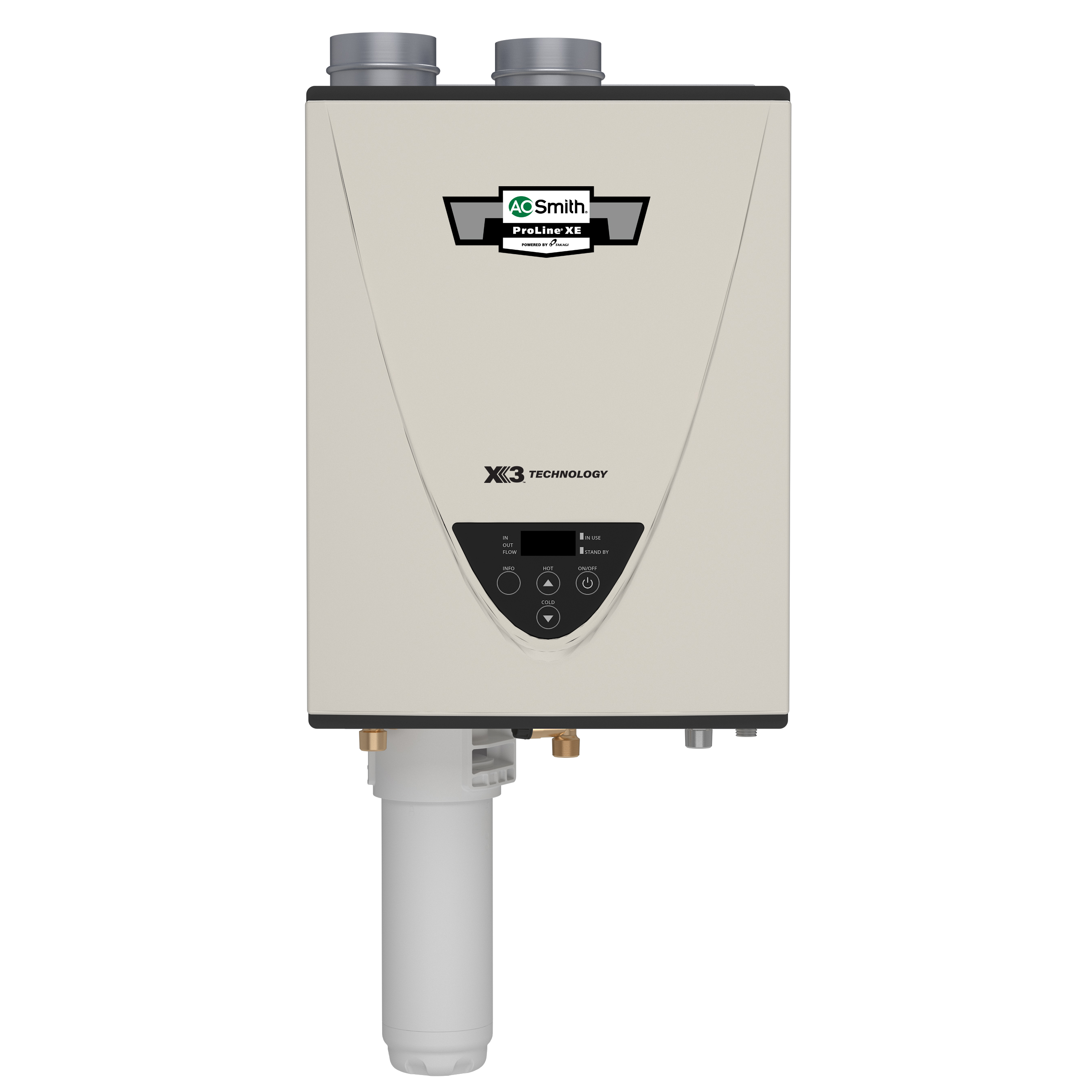 A.O. Smith® ATI540HX3-N ProLine® XE Tankless Water Heater, Condensing  Ultra-Low NOx Indoor 199,000 BTU, Natural Gas | First Supply
