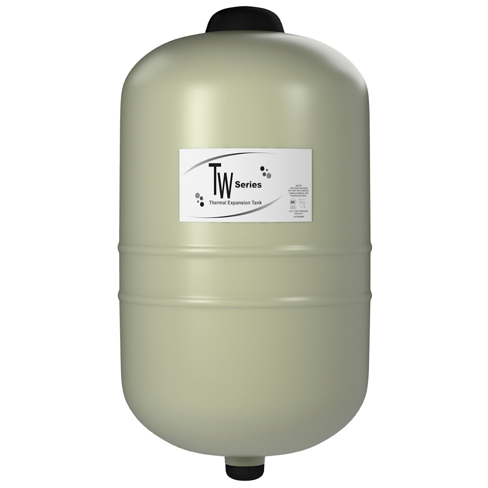 AO Smith® TW51 Series Expansion Tank, 2.1 gal, 150 psi, 7.9" Dia x 11