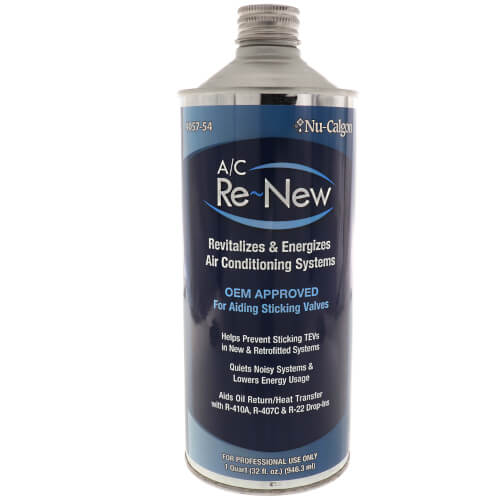 A/C Re-New® 4057-54 Refrigeration Oil, 1 qt Unpressurized Can, Liquid Form, Clear to Orange