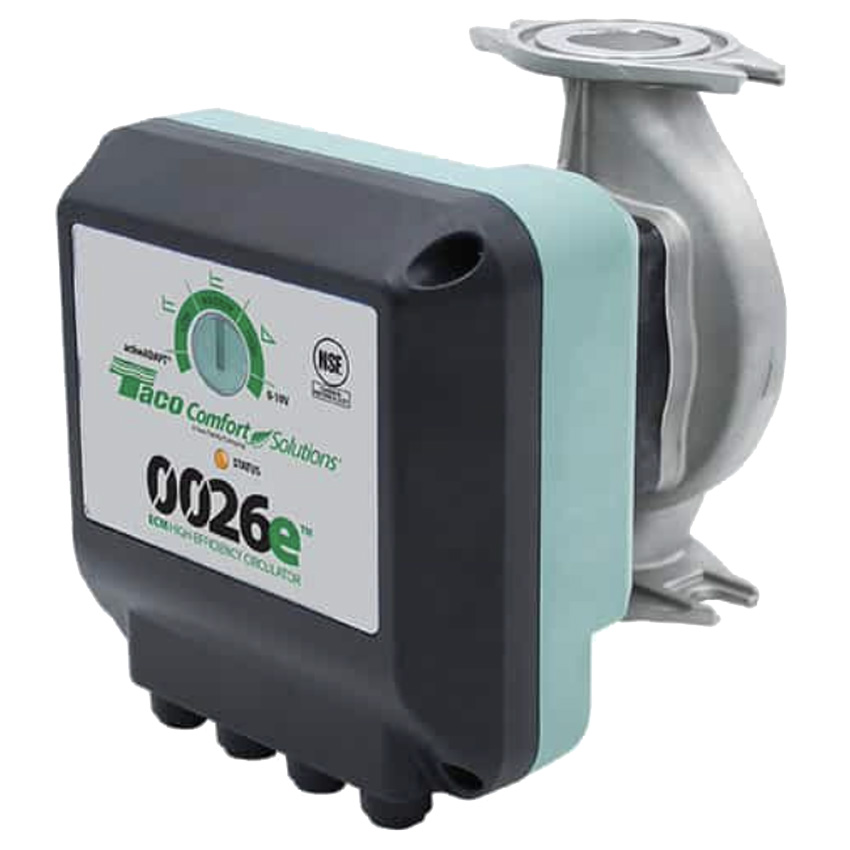 0026E-SF2 ECM High-Efficiency Wet Rotator Circulation Pump, Stainless Steel, Rotated Flange