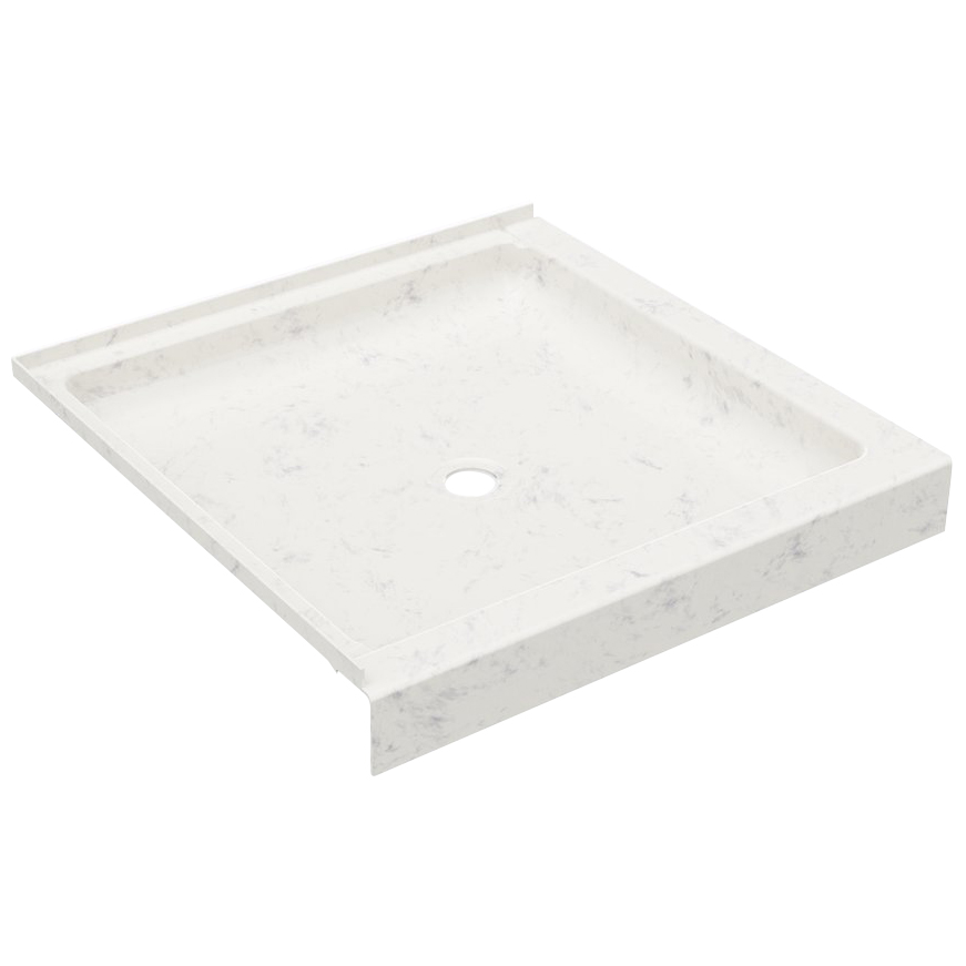 SD03636MD.221 36 x 36 Swanstone Double Threshold Corner Shower Pan with