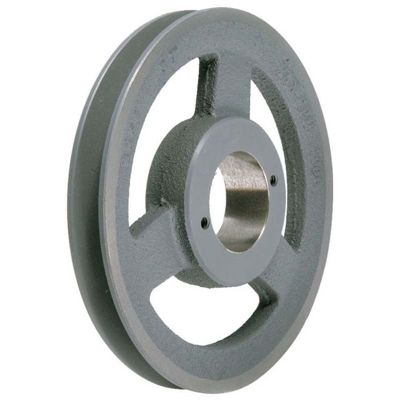 ALLIED™ 98G70 Pulley, Finished Bore, Variable Pitch Sheave, Double Groove, Cast Iron