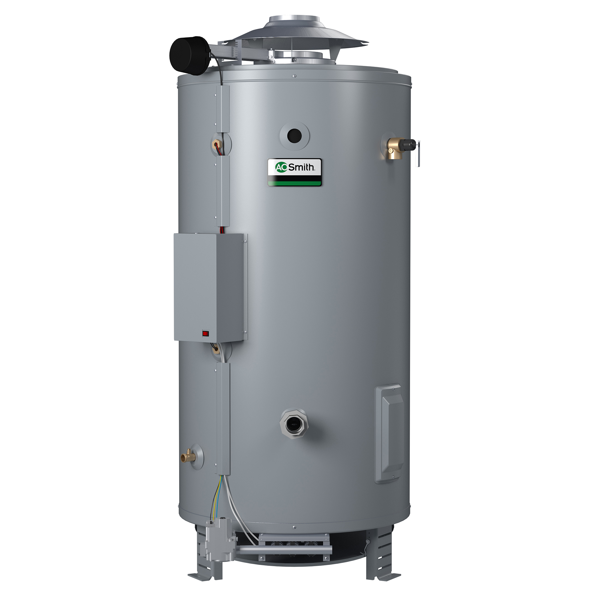 A.O. Smith® 100119111 BTR-180 Dampered Gas Water Heater, 81 gal Tank, Natural  Gas Fuel | First Supply