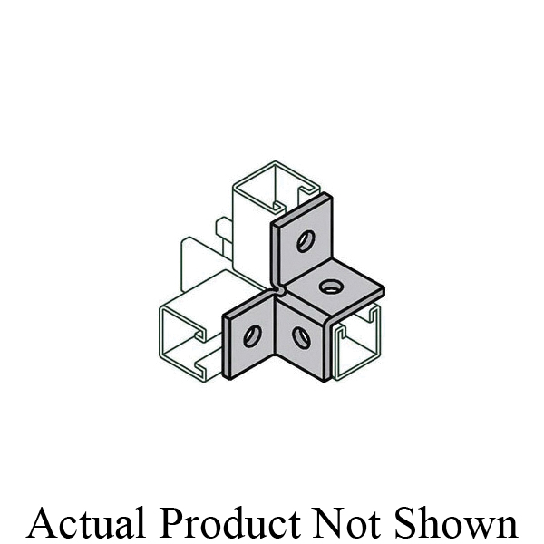 2400010605 FIG AS 665 Double Corner Connector, 4 Holes, 15/8 in W, For