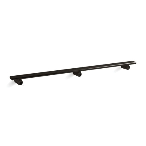 97626-BL Choreograph™ Shower Barre, 36 in OAL x 3-1/2 in OAD, Anodized Aluminum