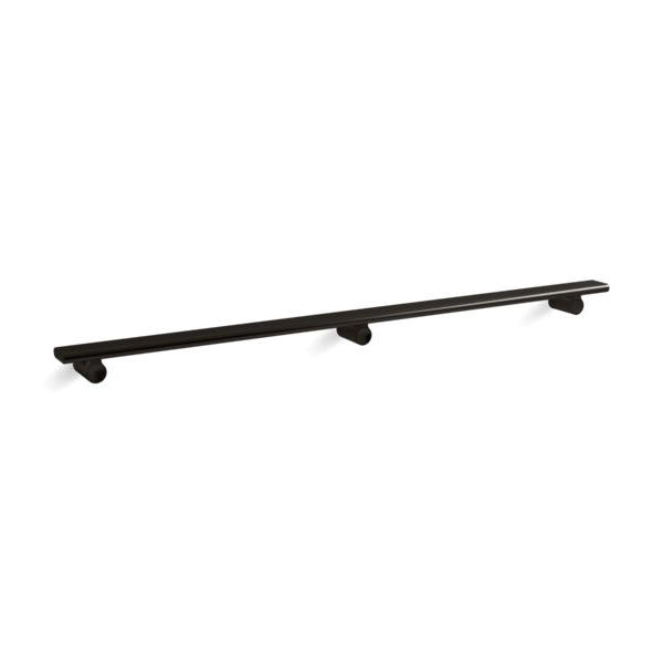 Kohler® 97627-BL Choreograph™ Shower Barre, 40 in OAL x 3-1/2 in OAD, Anodized Aluminum