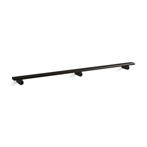 Kohler® 97627-BL Choreograph™ Shower Barre, 40 in OAL x 3-1/2 in OAD, Anodized Aluminum