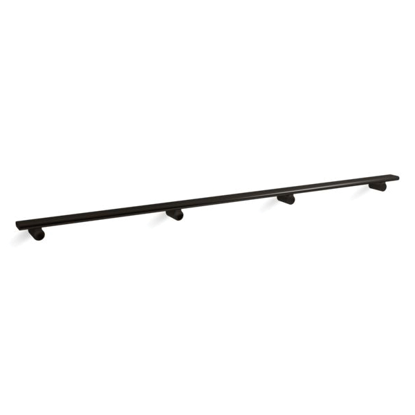 97628-BL Choreograph™ Shower Barre, 54 in OAL x 3-1/2 in OAD, Anodized Aluminum