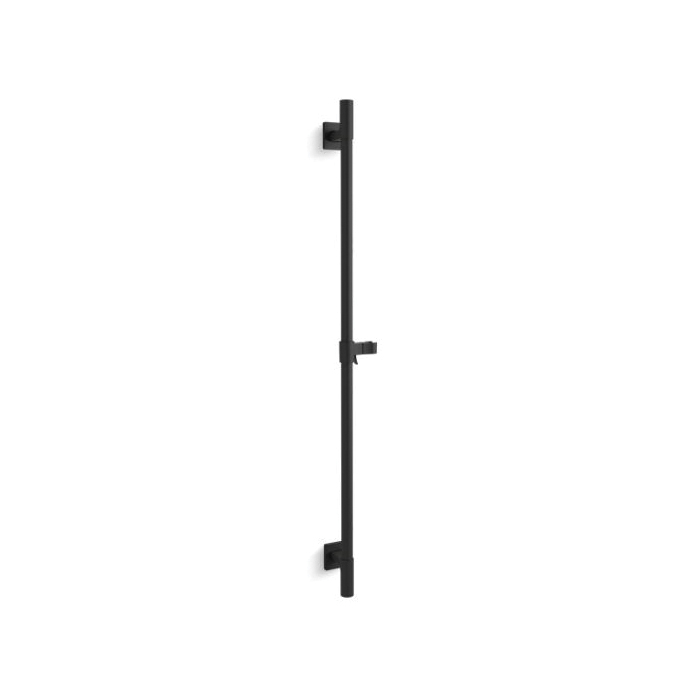 98343-BL Awaken® 36" Deluxe Slidebar, 41-5/8 in OAL, Brass, Matte Black