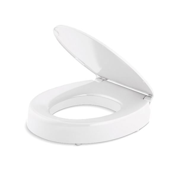 Kohler® 258760 Toilet Seat, Hyten™, Contoured/Round Closed Front, Plastic, QuietClose™/Quick