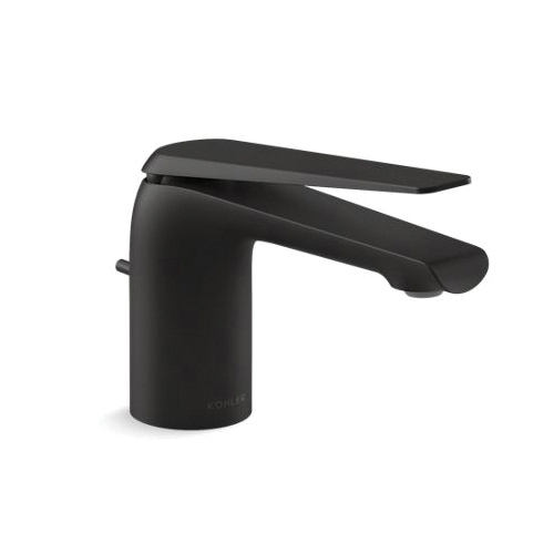 97345-4K-BL Avid® Bathroom Sink Faucet, 1 gpm Flow Rate, 3-1/2 in H Spout, 1 Handle, 1 Faucet Hole, Matte Black