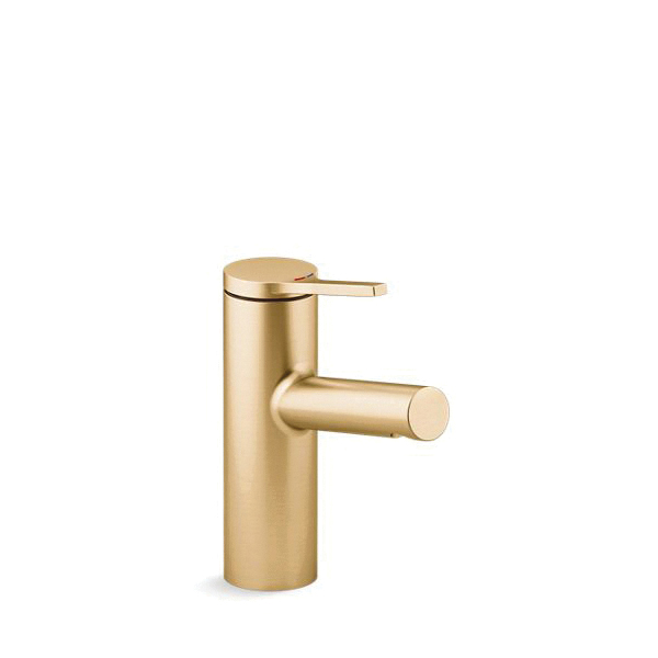Kohler® 99491-4-2MB K-99491-4 Elate® Bathroom Sink Faucet, 1.2 gpm Flow Rate, 3-13/16 in H Spout, 1 Handle, Pop-Up Drain, 1 Faucet Hole, Vibrant® Brushed Moderne Brass