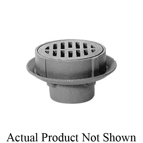 Z5072NH Medium Duty Area Drain, 2 in Outlet, NoHub Outlet Connection