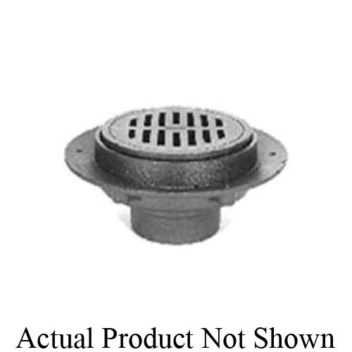 Zurn® Z5202NHY Adjustable Heavy Duty Area Drain, 2 in Outlet, NoHub