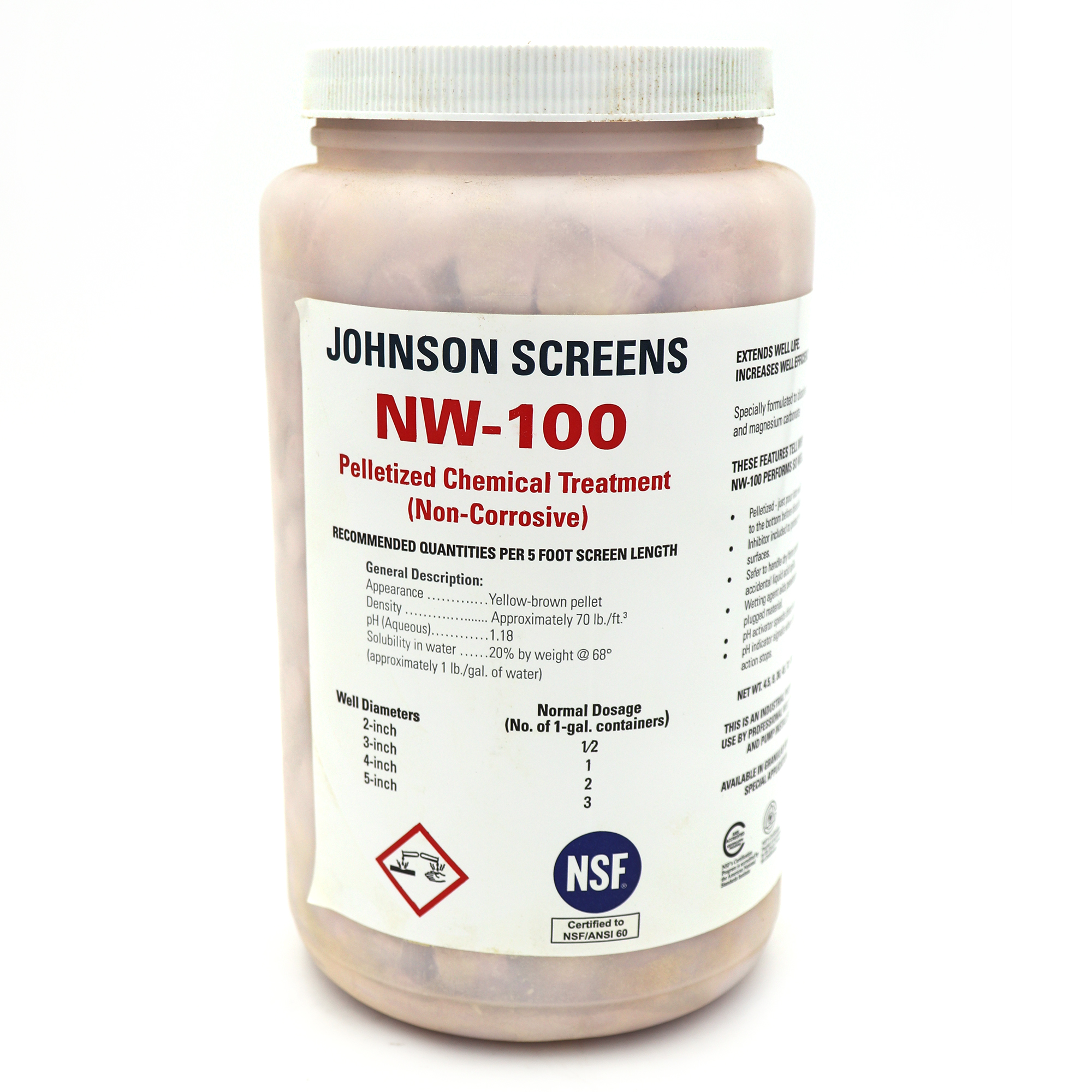 243686 NUWELL 100 Pellets, 1/2 gal First Supply