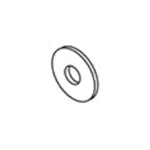 0305166PK Solenoid Flux Plate, For Use With Optima® Exposed Flushometer, Polished Chrome, Domestic