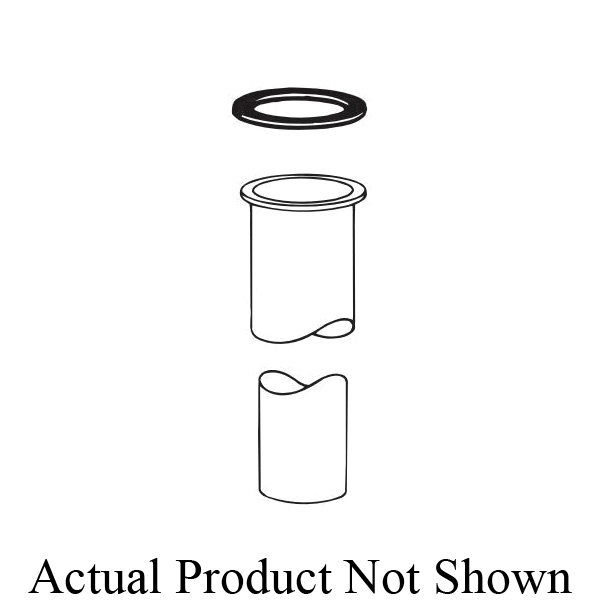 0306039PK Flange Outlet Tube, For Use With CX Flushometer, 1-1/2 in OD x 10 in L, Polished Chrome