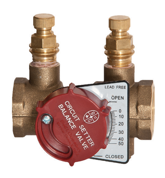 Bell & Gossett Circuit Setter Plus® 117416LF Balance Valve, 1 in, NPT
