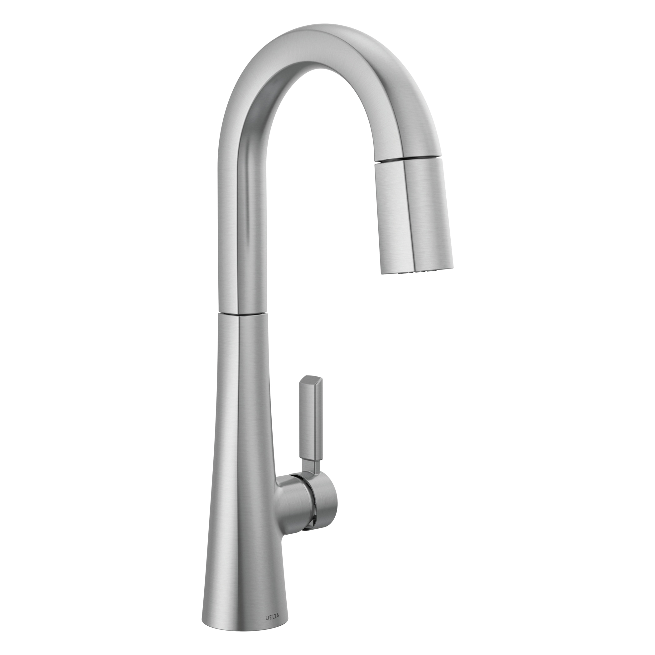 9991-AR-PR-DST Pull-Down Bar/Prep Faucet, Monrovia™, 1 Handle, 1.8 gpm, Arctic Stainless