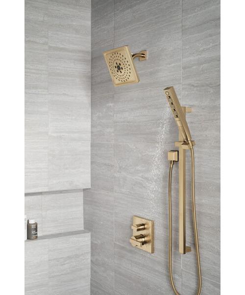 52684CZPR Showerhead, 1.75 gpm Flow Rate, 2 gpm Max Flow, Lumicoat