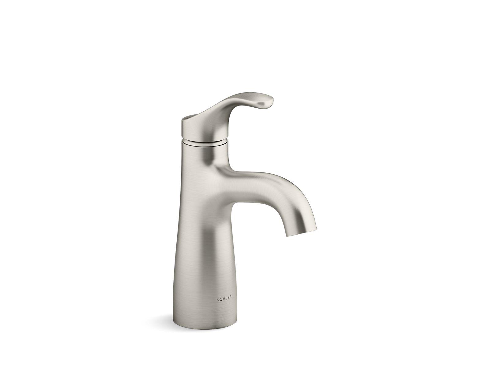 Kohler® 273894KBN Simplice® ADA Single Handle Bathroom Sink Faucet, 1