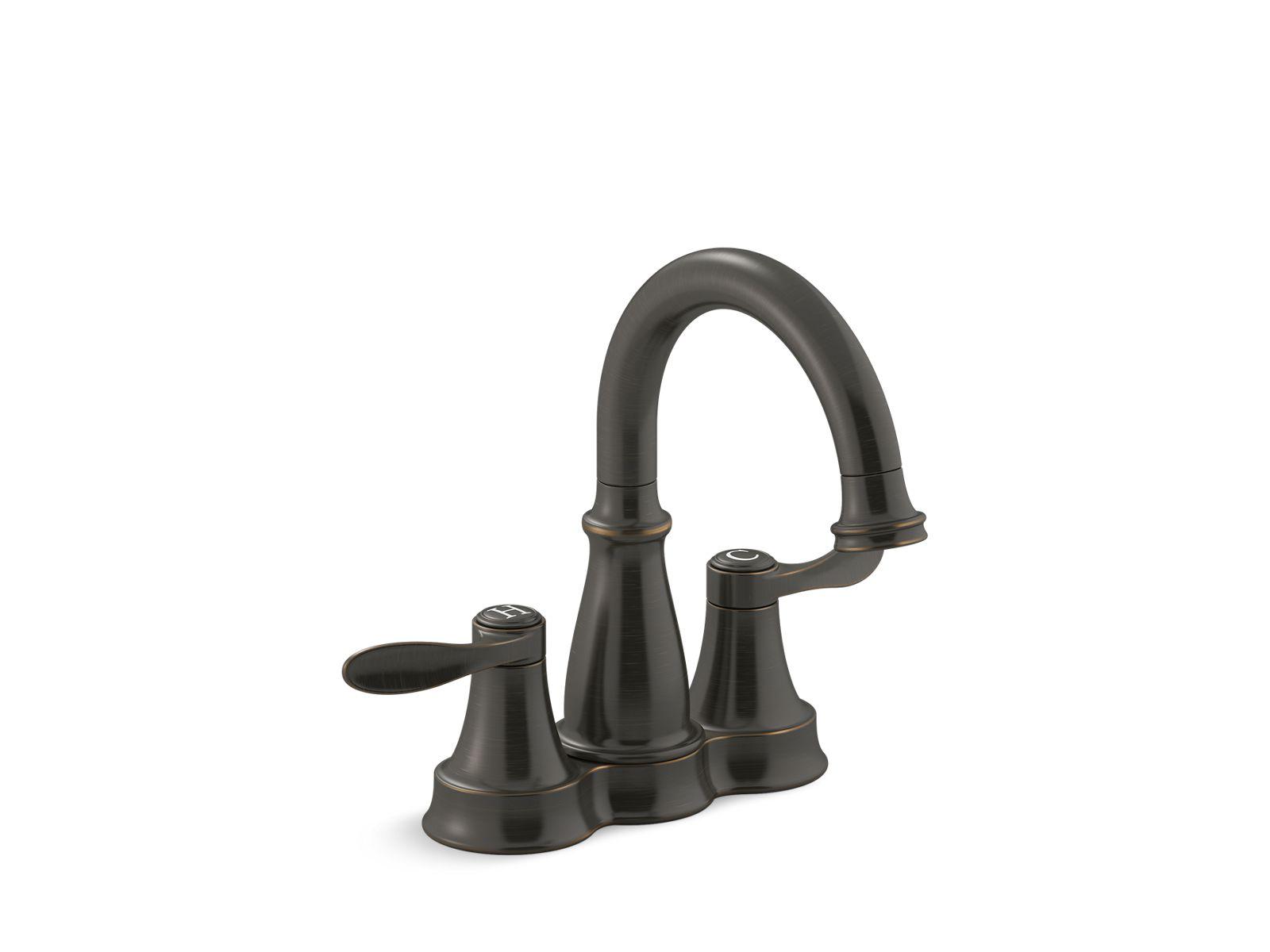 Kohler® 273784N2BZ Bellera® Centerset Bathroom Sink Faucet, 2 Handles