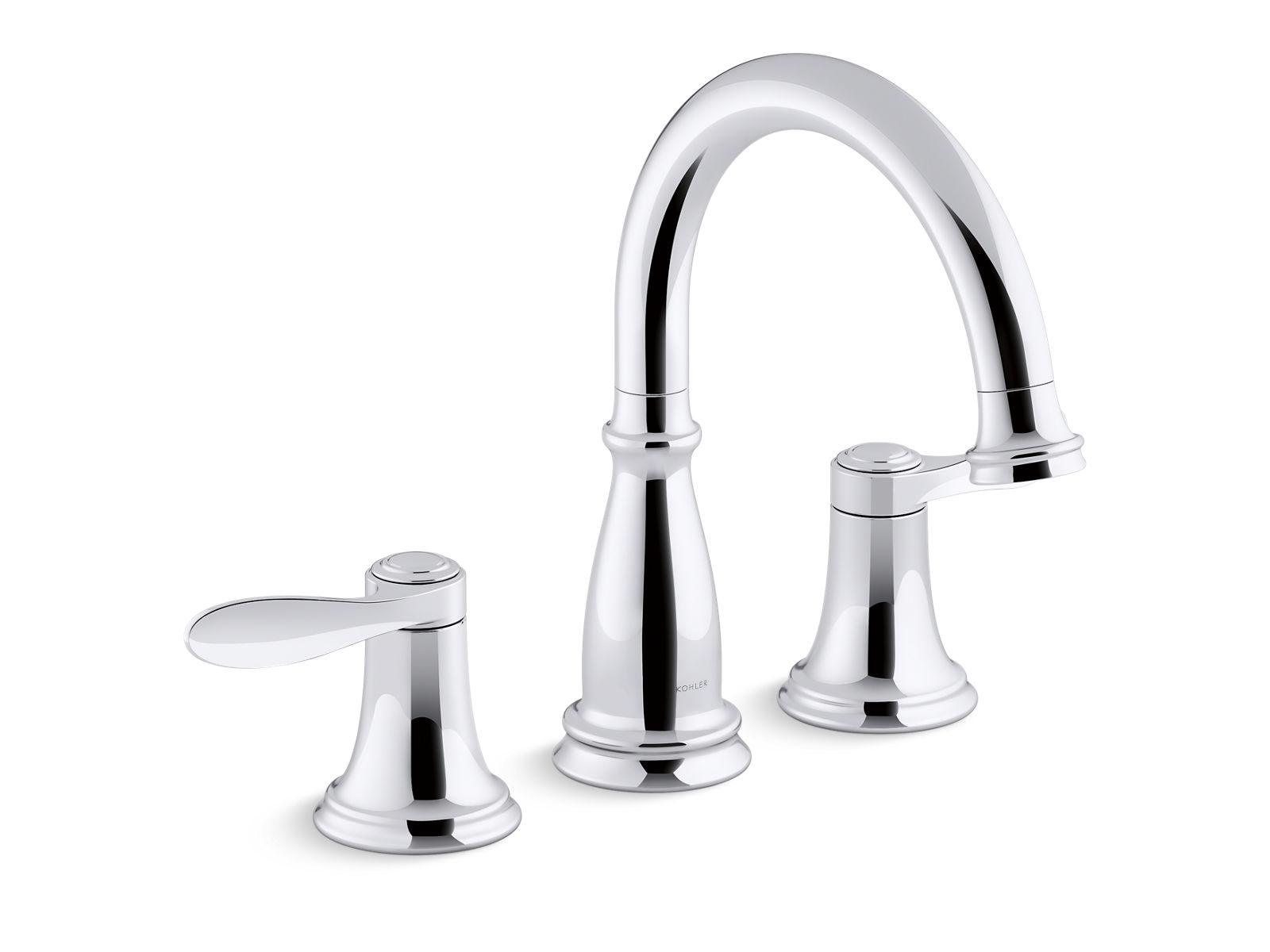 Kohler® T264284CP Bellera® ADA DeckMount Tub Faucet, 2 Handles