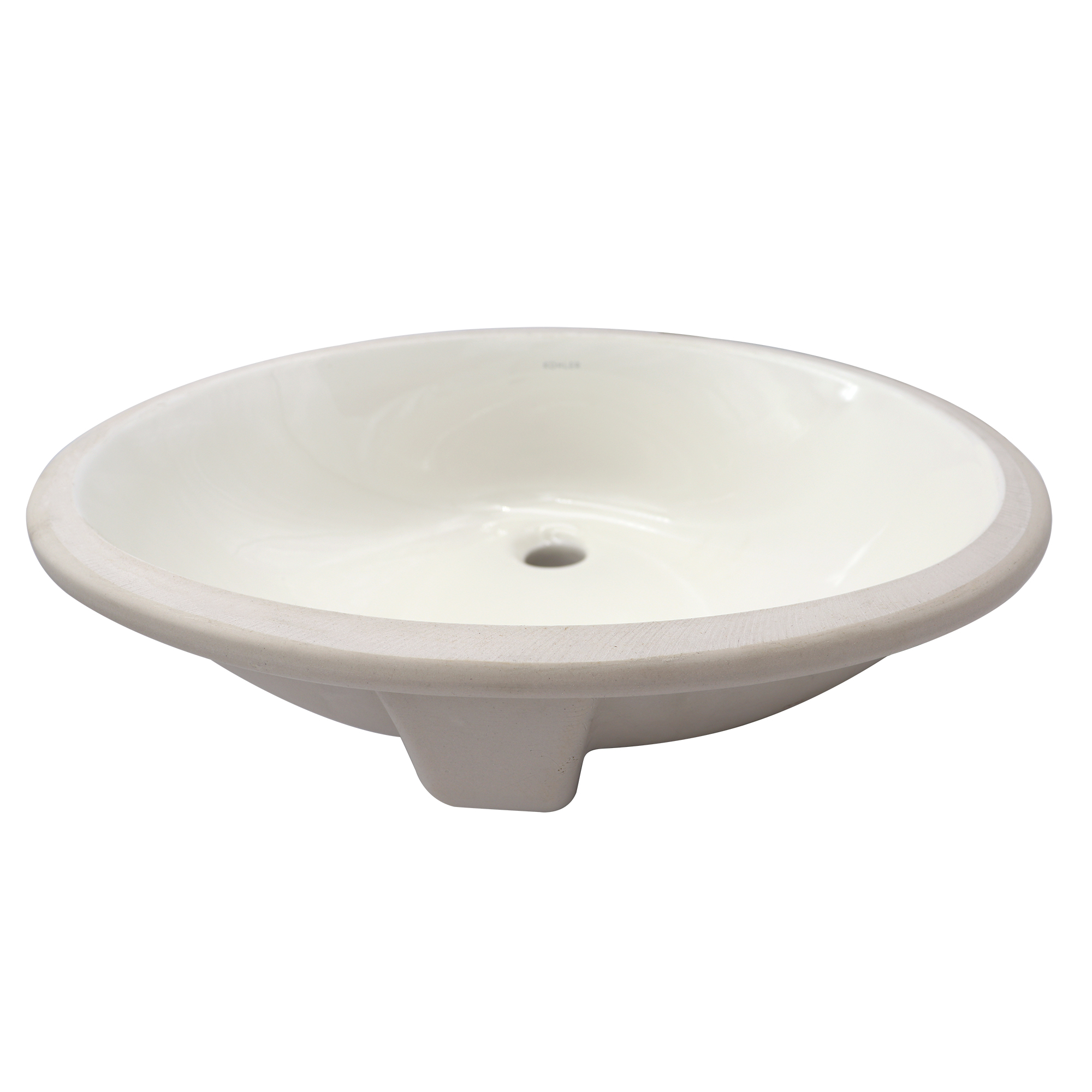 Kohler® 2211G96 Caxton® Bathroom Sink Without Overflow, Oval, Under