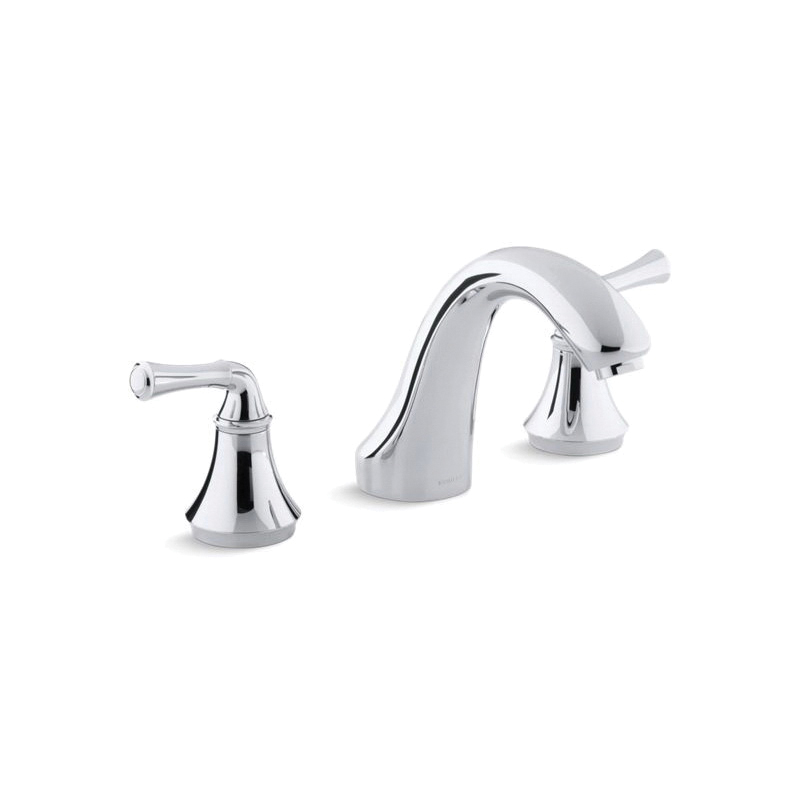 Kohler Forte Bathroom Faucet
 - Kohler T10278 4a Cp Bath Tub Faucet Trim Forte 16 Gpm 8 In Center Polished Chrome 2 Handles Function Traditional Hand Shower Yes No No First Supply