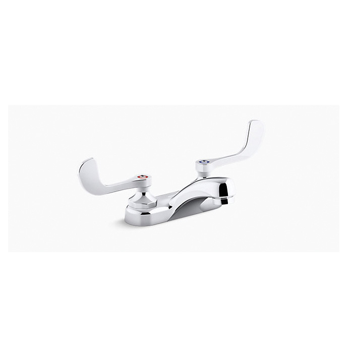 Kohler® K-400T20-5ANL-CP Centerset Bathroom Sink Faucet, Triton™ Bowe®, Polished Chrome, 2 Handles, 0.5 gpm