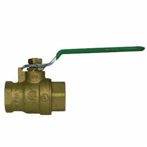 A.Y. McDonald 4420-151 2032T Ball Valve, 3/4 in Nominal, FNPT End Style, Brass Body, Full Port, PTFE Softgoods