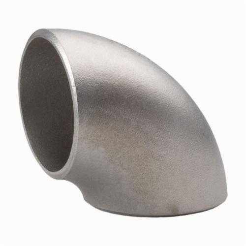 01408-40 Short Radius 90 deg Pipe Elbow, 2-1/2 in, Butt Weld, SCH 10S, 304/304L Stainless Steel, Import