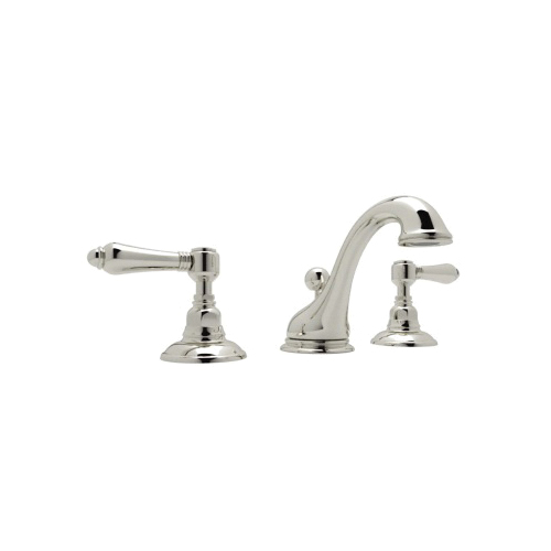 A1408LP-PN-2 Country Bath Viaggio Widespread Lavatory Faucet, Polished Nickel