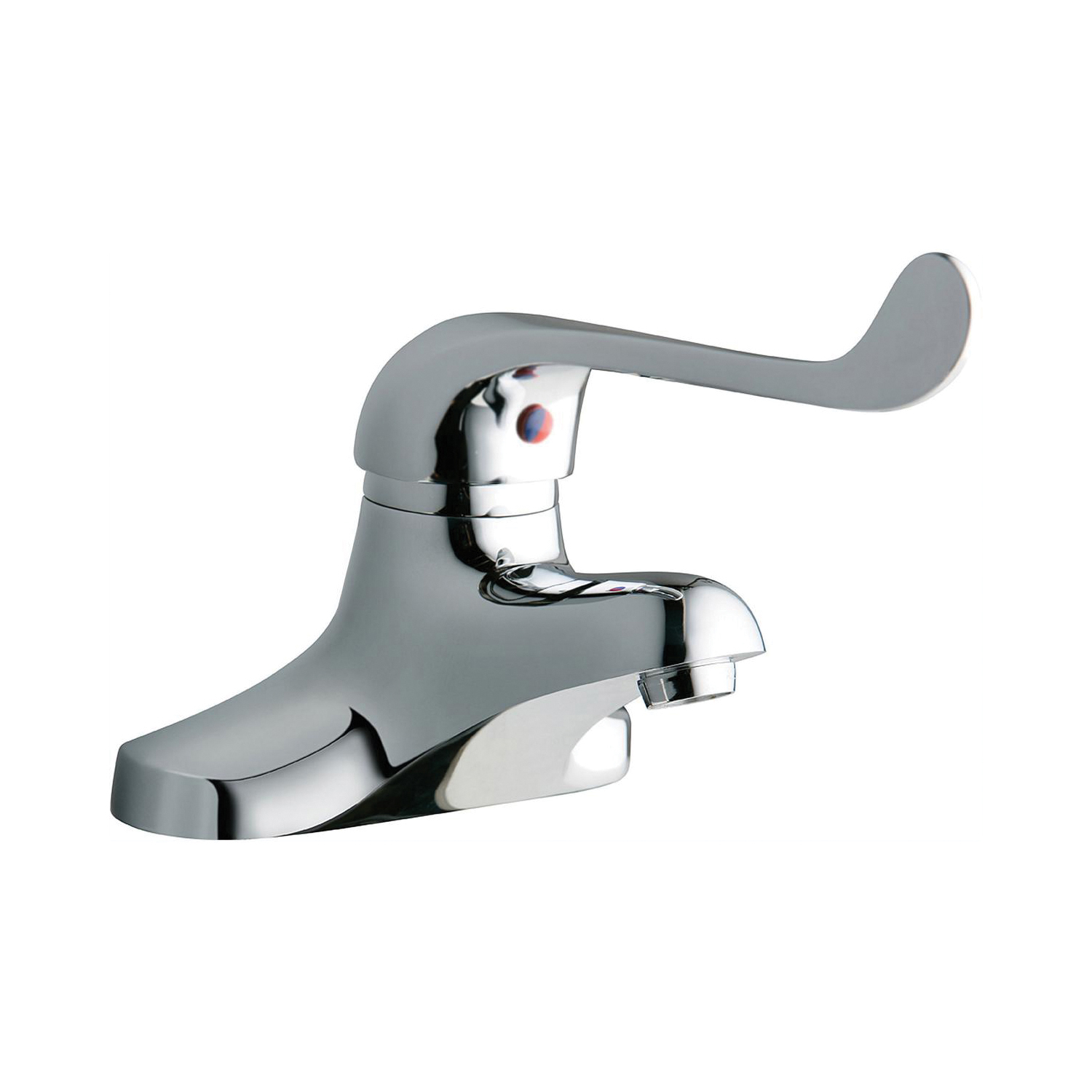Elkay® LK422L7 Centerset Lavatory Faucet, Chrome Plated, 1 Handles, 0.5 gpm