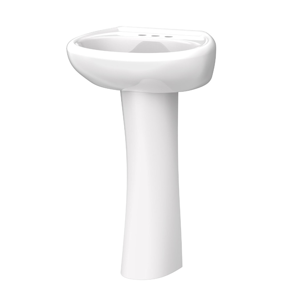 Gerber® 29842 Petite Standard Pedestal, 9 in Wx27 in H, White First
